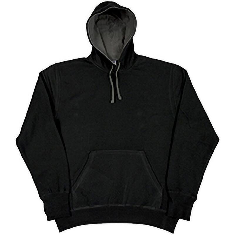 Sweatshirt À Capuche Homme (Noir/Gris)