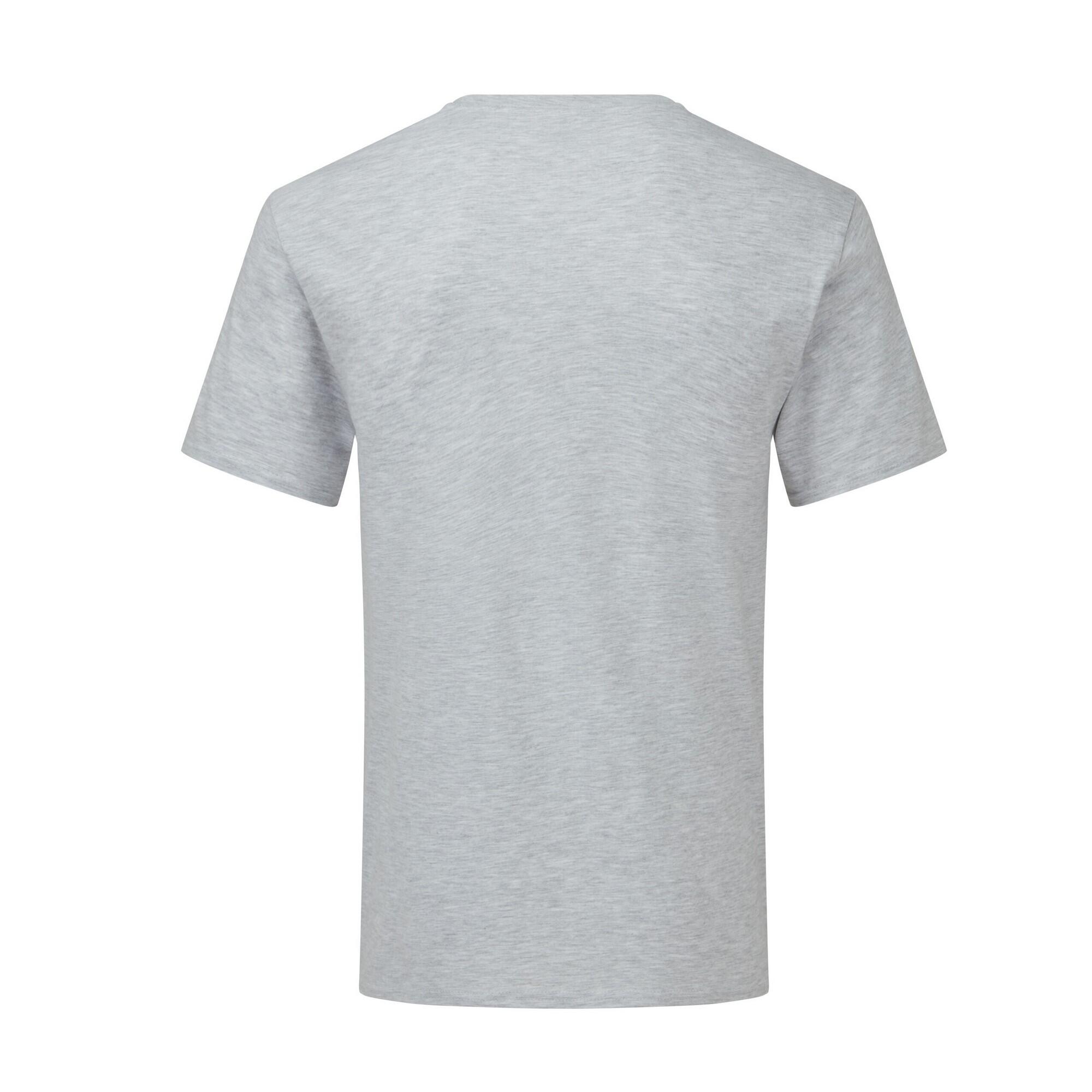 Heren Iconic 150 Heather V Hals Tshirt (Heide Grijs) 2/3