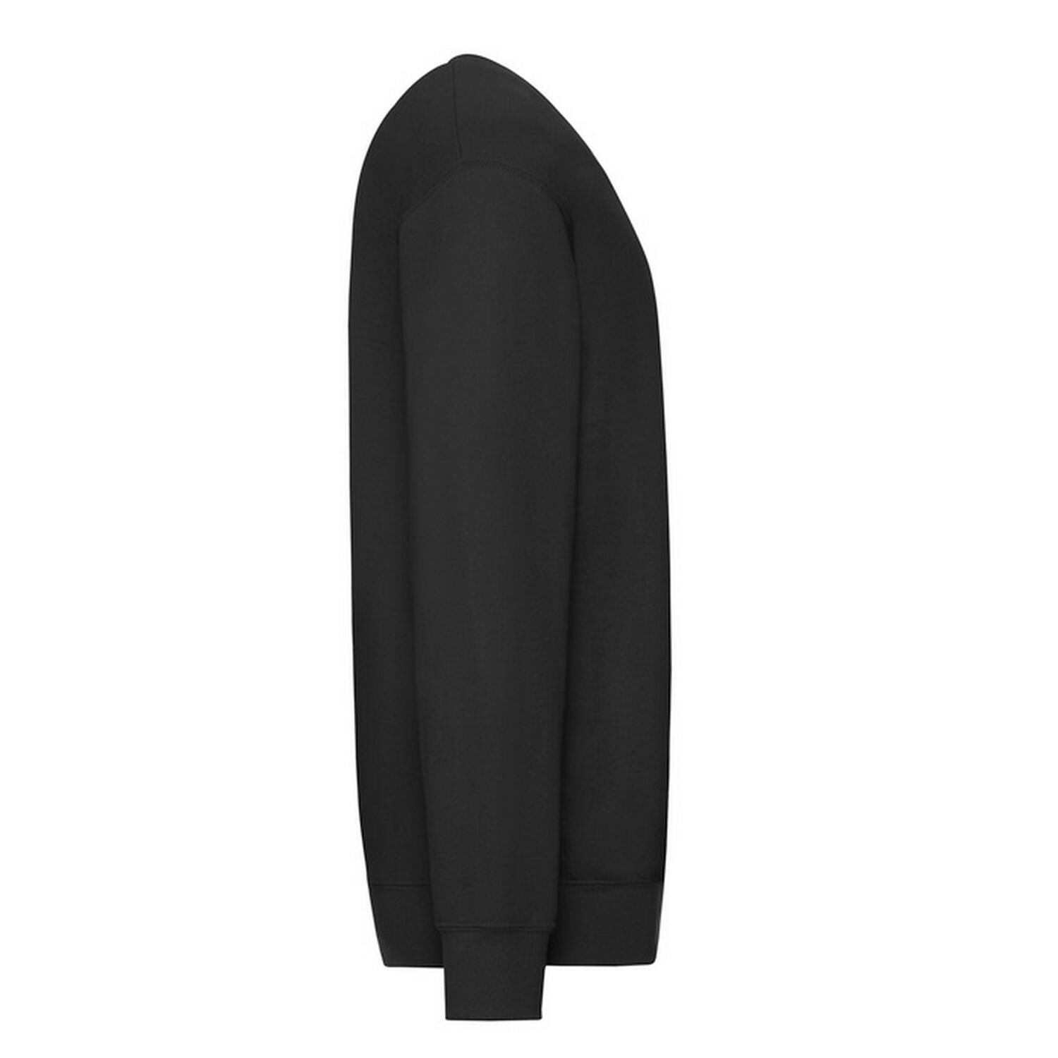 Felpa A Giro Uomo Fruit Of The Loom Nero 3/3