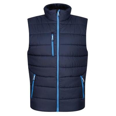 Heren navigate thermisch gilet (zwart/klassiek rood)