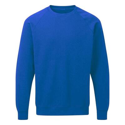 Felpa Girocollo Maniche Raglan Uomo SG Nero