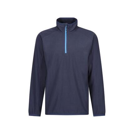 Heren Navigate Half Zip Fleece (Zwart/Nieuw Royal)