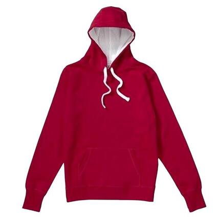 Sweatshirt À Capuche Homme (Rouge/Blanc)