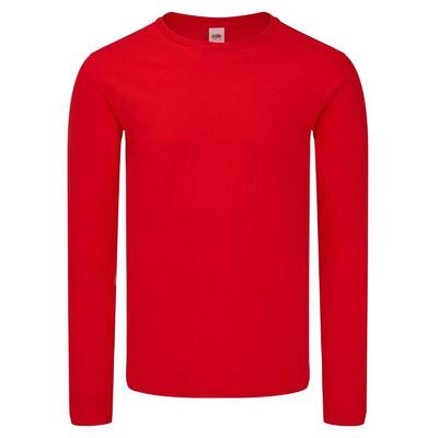 Heren iconic 150 classic tshirt met lange mouwen (zwart)