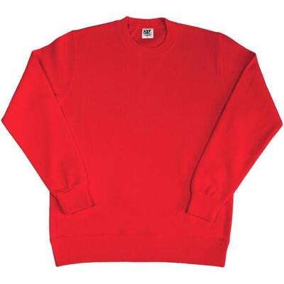 Dames crew neck long sleeve sweatshirt (marineblauw)