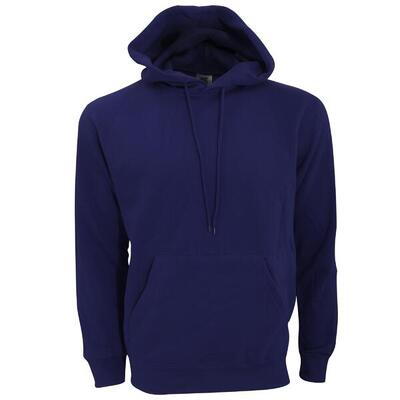 Heren gewone hooded sweatshirt top / hoodie (koninklijk)