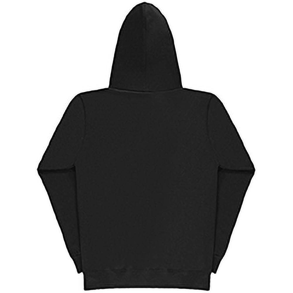 Sweatshirt Uni À Capuche Et Fermeture Zippée Femme (Noir) 2/3