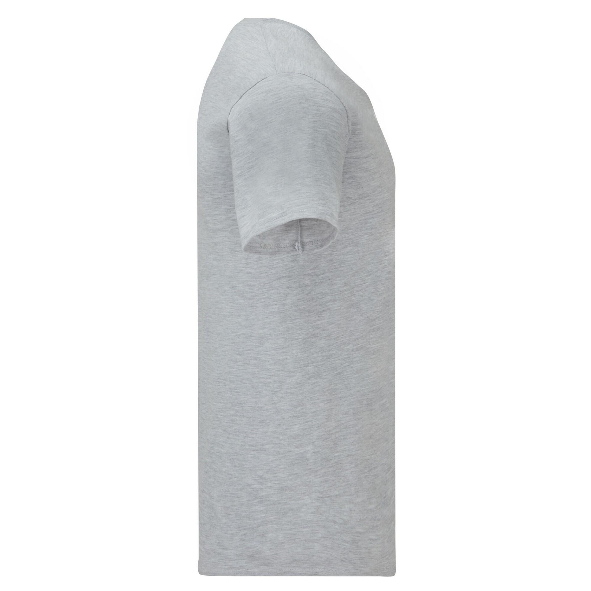 Heren Iconic 150 Heather V Hals Tshirt (Heide Grijs) 3/3