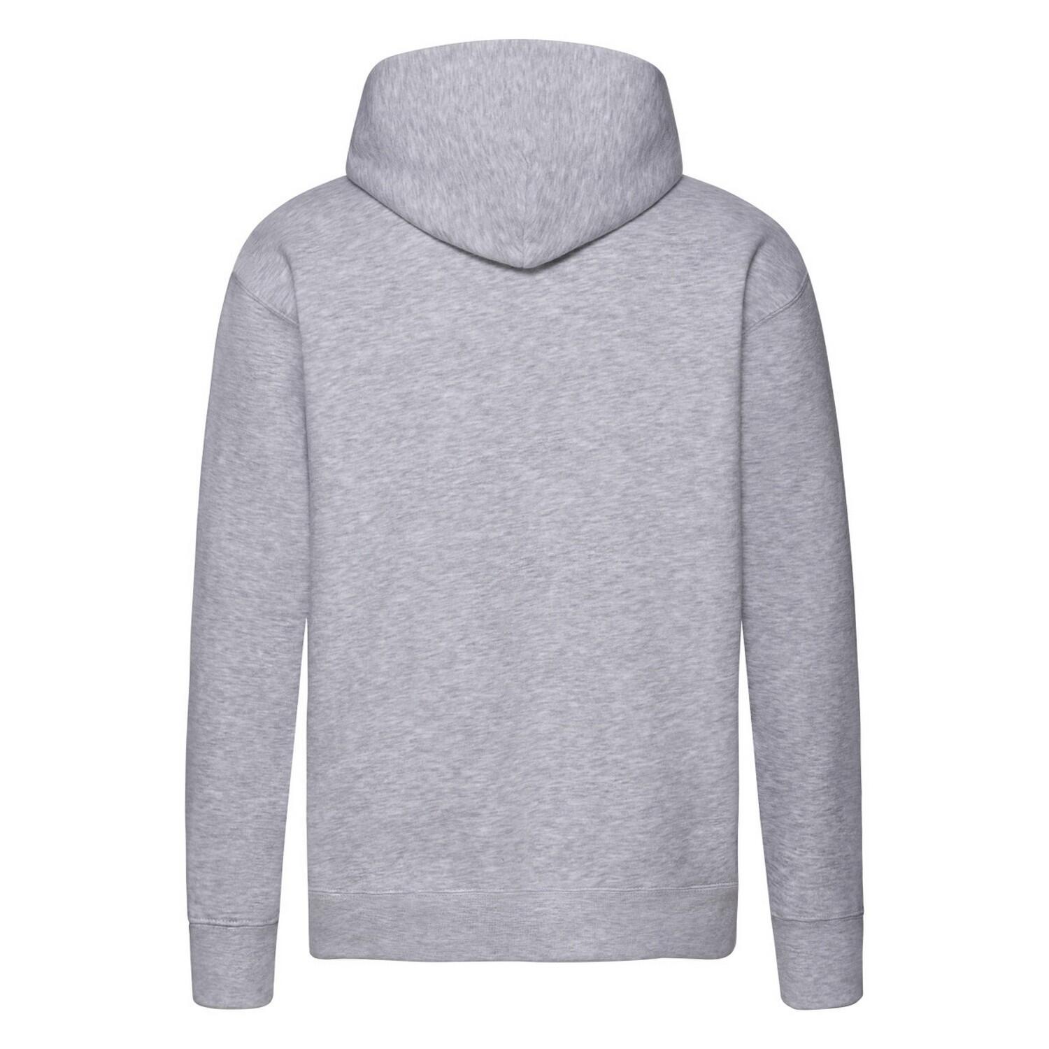 Heren Premium Hoodie (Heide Grijs) 2/3