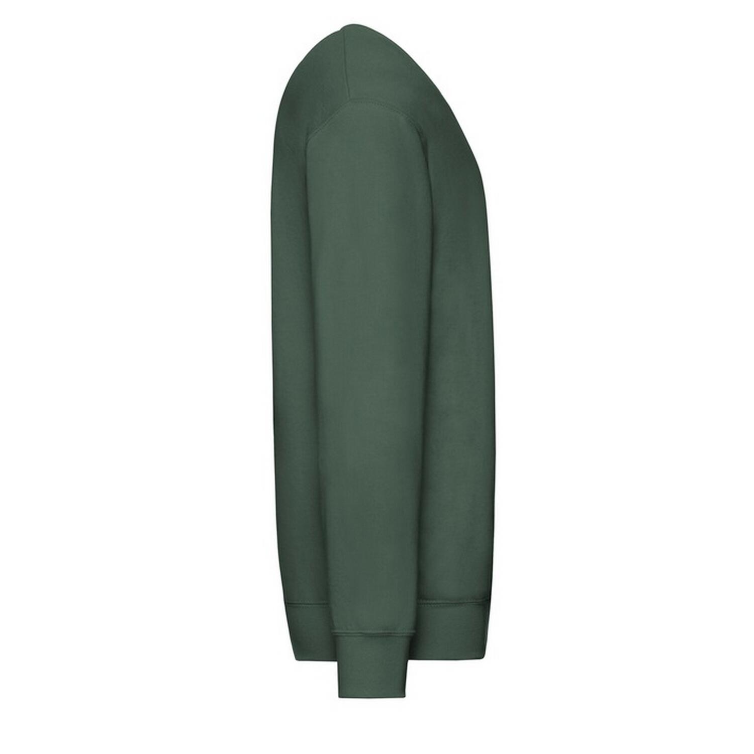 Felpa A Giro Uomo Fruit Of The Loom Verde Bottiglia 3/3
