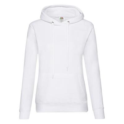 Dames klassieke hoodie (wit)