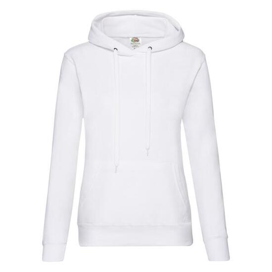 Sweat À Capuche CLASSIC Femme (Blanc)