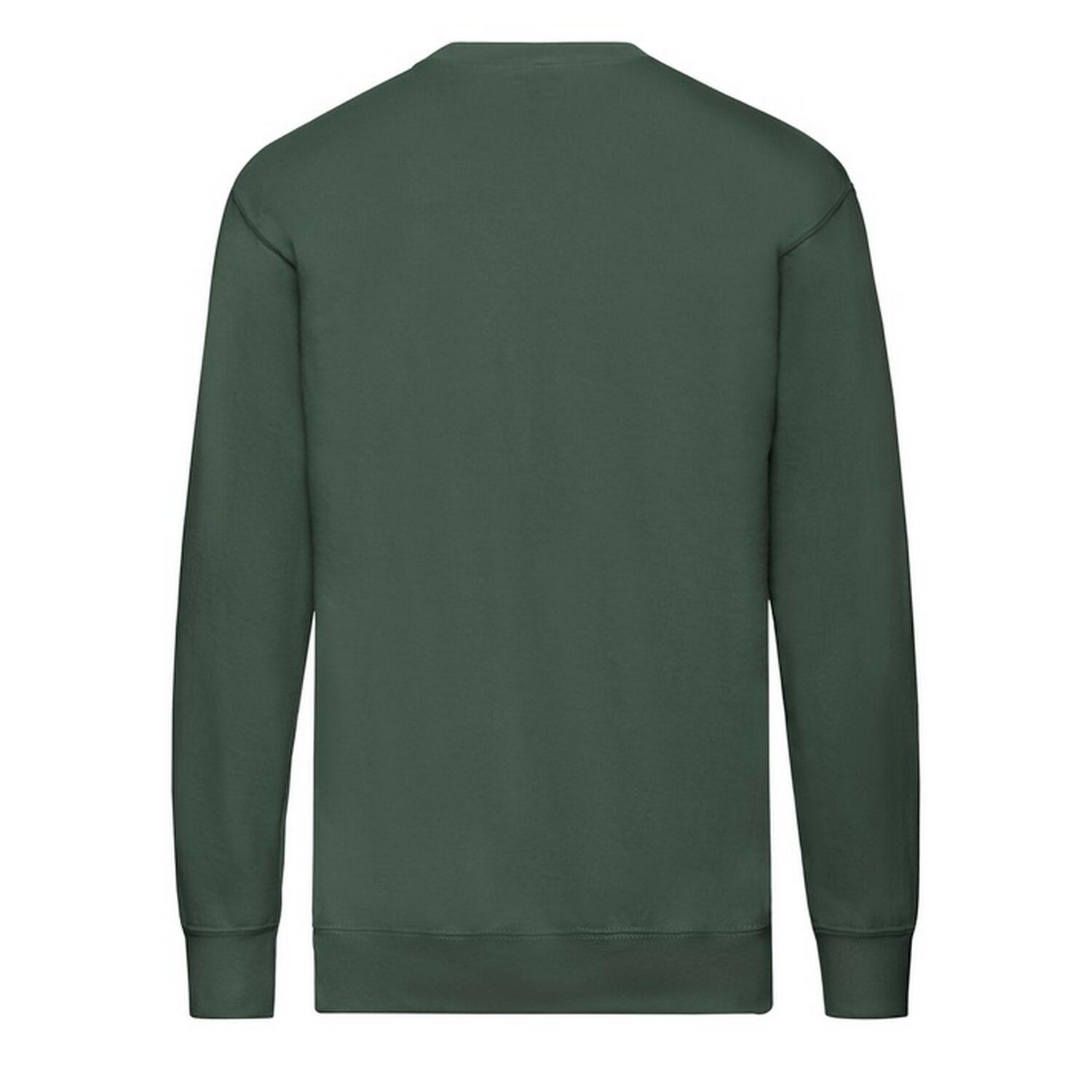 Felpa A Giro Uomo Fruit Of The Loom Verde Bottiglia 2/3