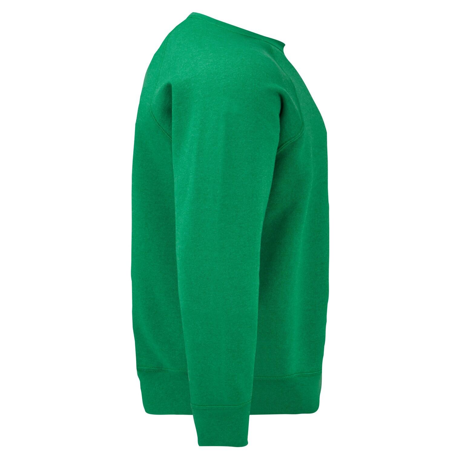 Camisola clássica com raglan para homem (Heather Green) 3/3