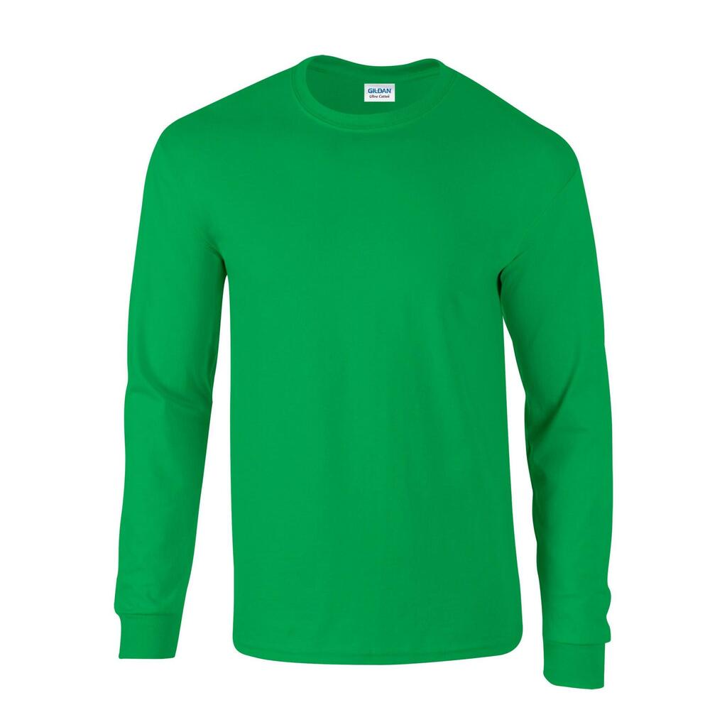 Unisex Adult Ultra Cotton LongSleeved TShirt (Irish Green)