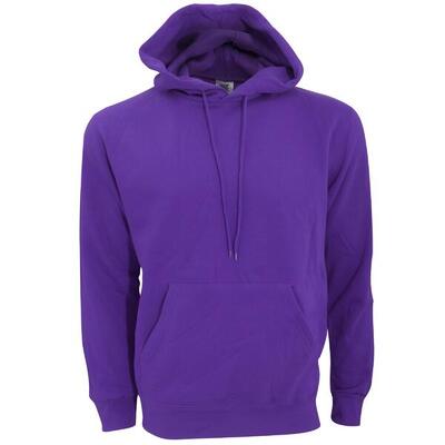 Heren gewone hooded sweatshirt top / hoodie (koninklijk)