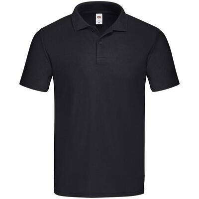 Heren origineel polo shirt (zwart)