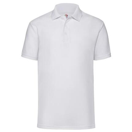 Polo Motif/style Uni Homme (Blanc)