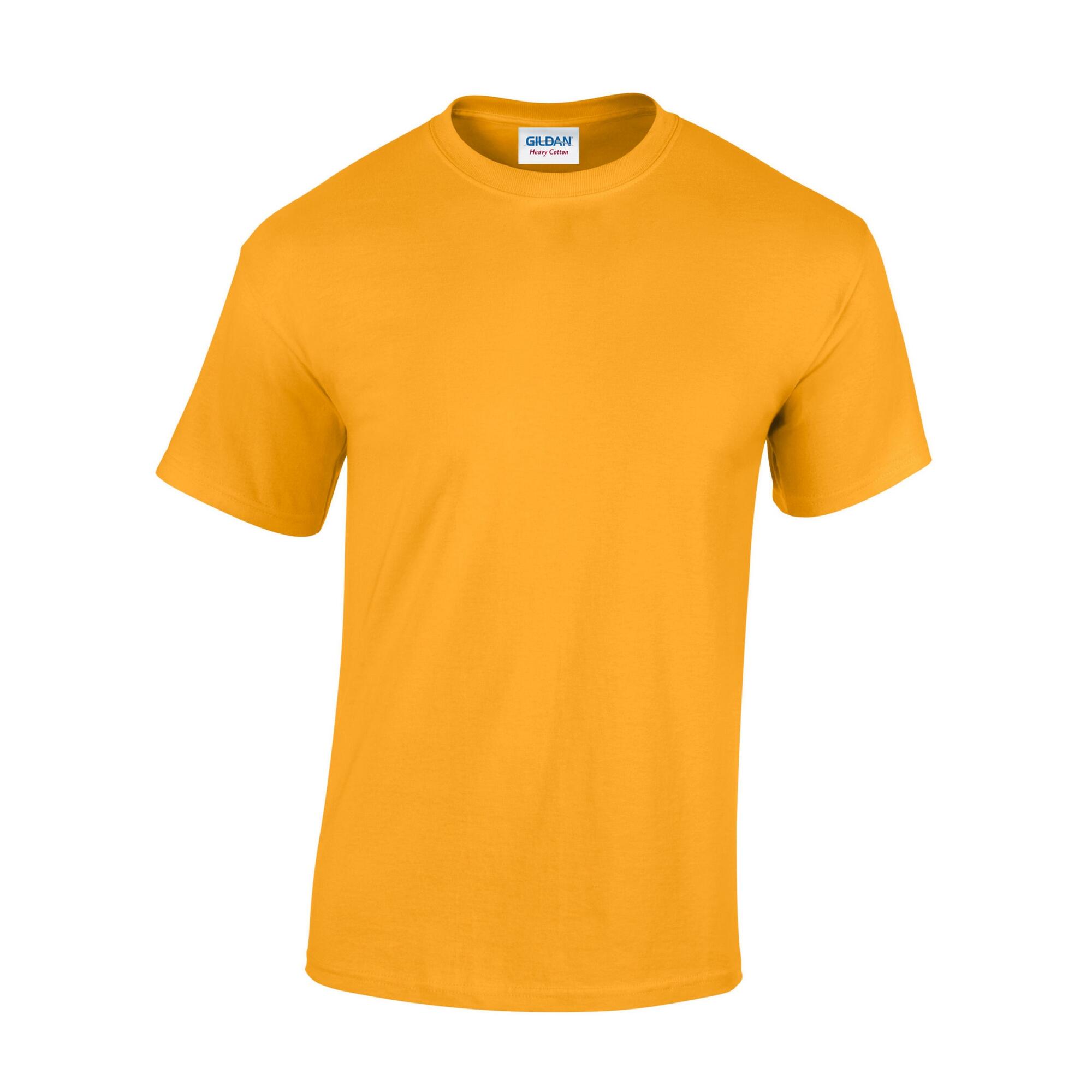 Gildan - Tshirt Adulte (jaune Or) - T-shirt Manches Courtes - Jaune - 58 4xl - Decathlon