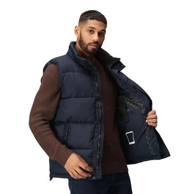 Heren northdale geïsoleerde bodywarmer (zwart)