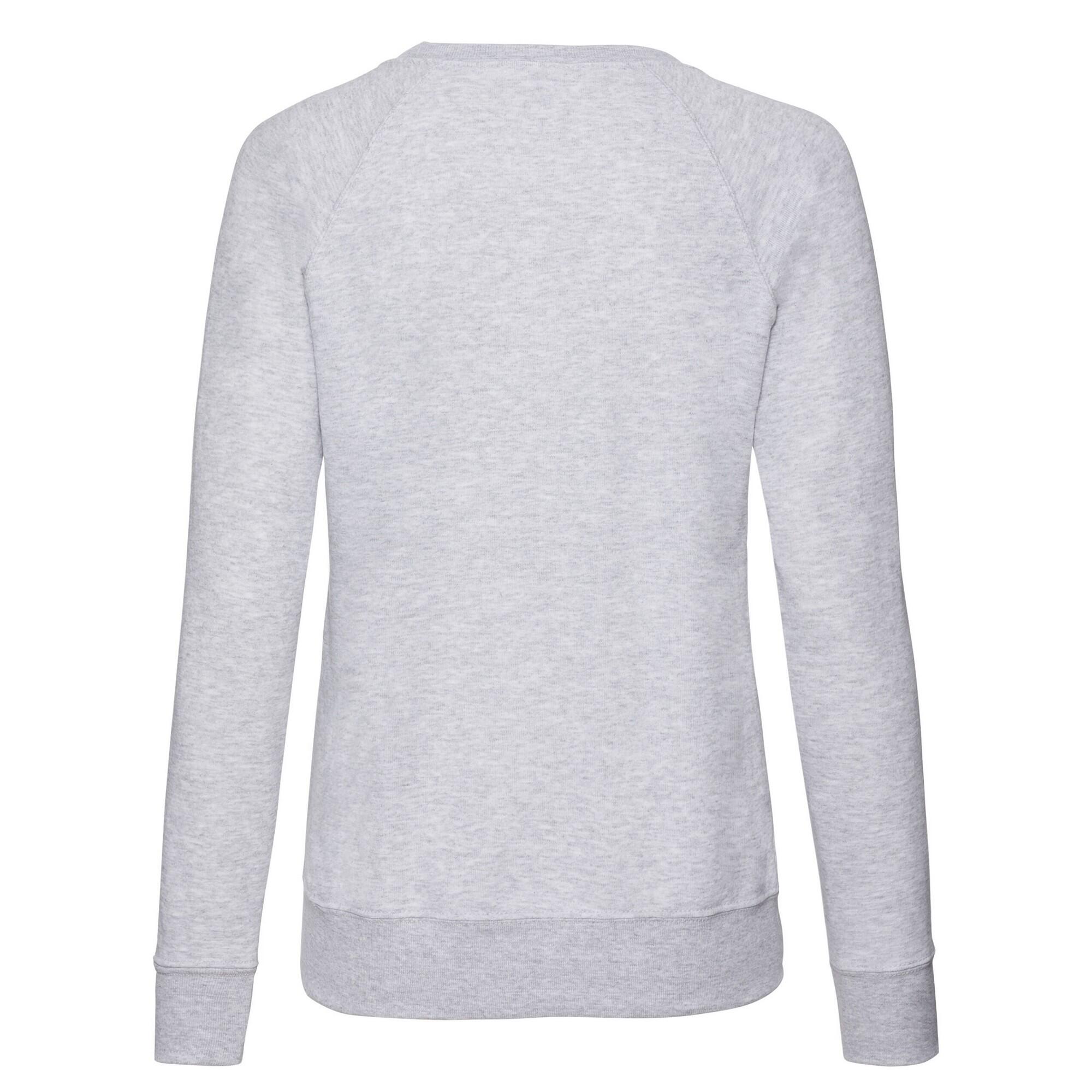 Sweat Manches Raglan Femme (Gris Chiné) 2/3