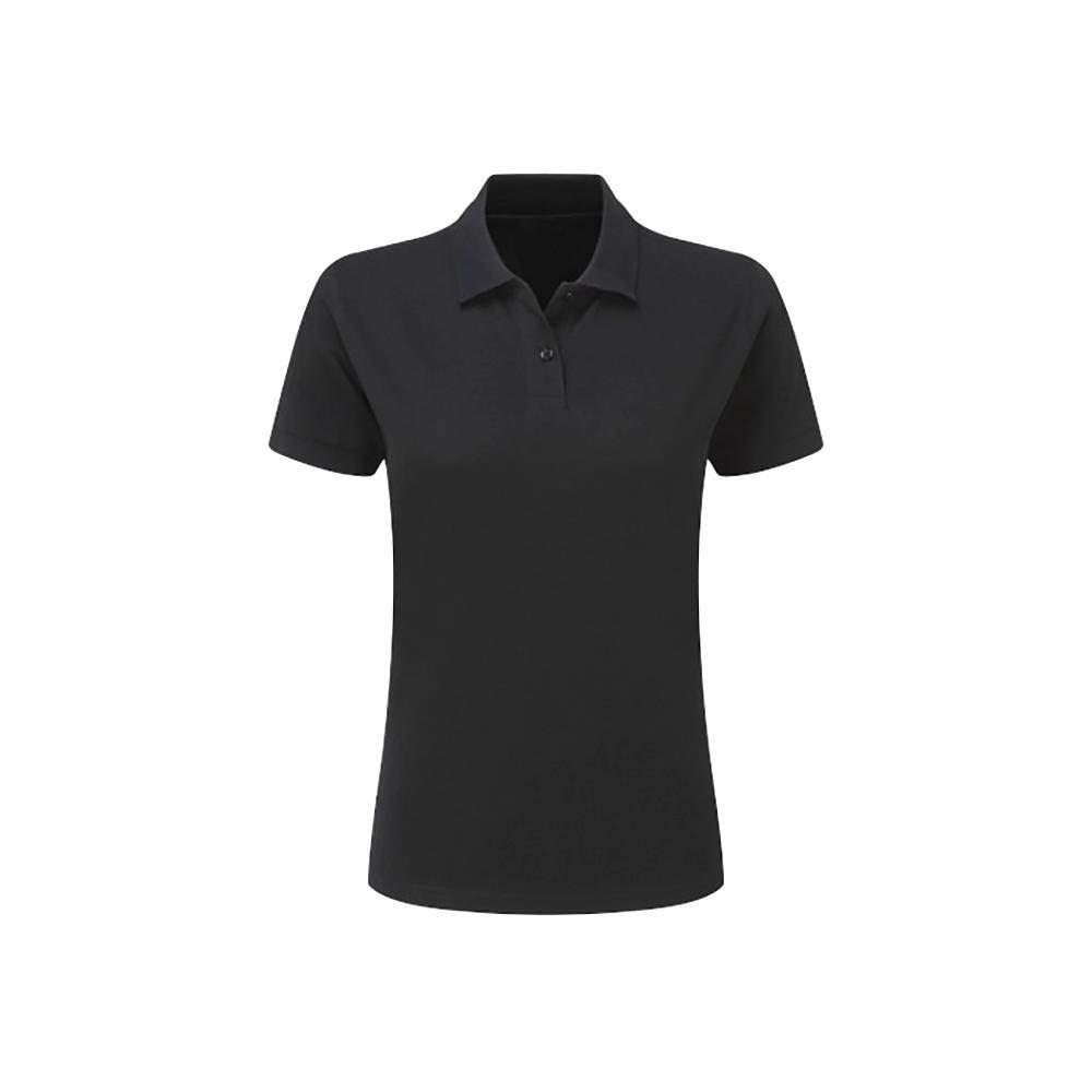 Sg - Polo À Manches Courtes Pour Femme (noir) - T-shirt Manches Courtes - Noir - S - Decathlon