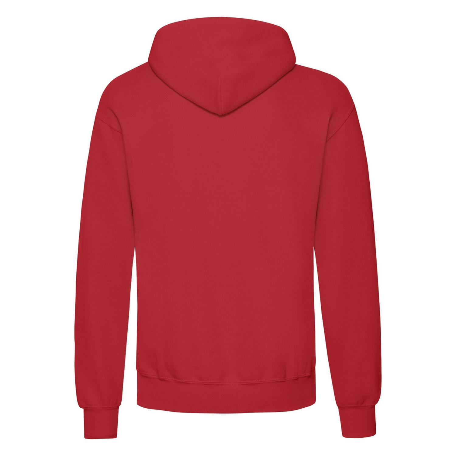 Sweat À Capuche CLASSIC Homme (Rouge) 2/3
