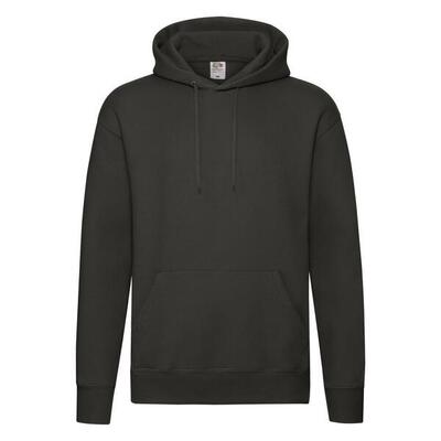 Felpa Con Cappuccio Uomo Fruit Of The Loom Premium Grigio Erica