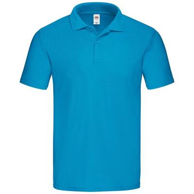 Heren origineel polo shirt (licht grafiet)