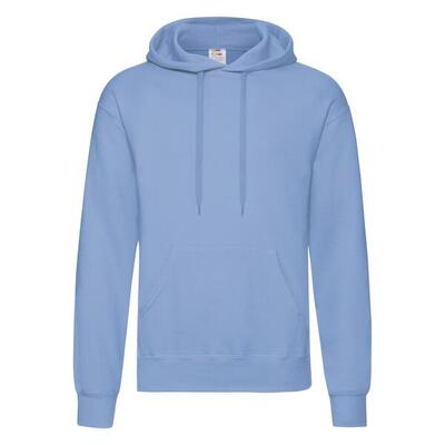 Klassieke herenhoodie (licht grafiet)