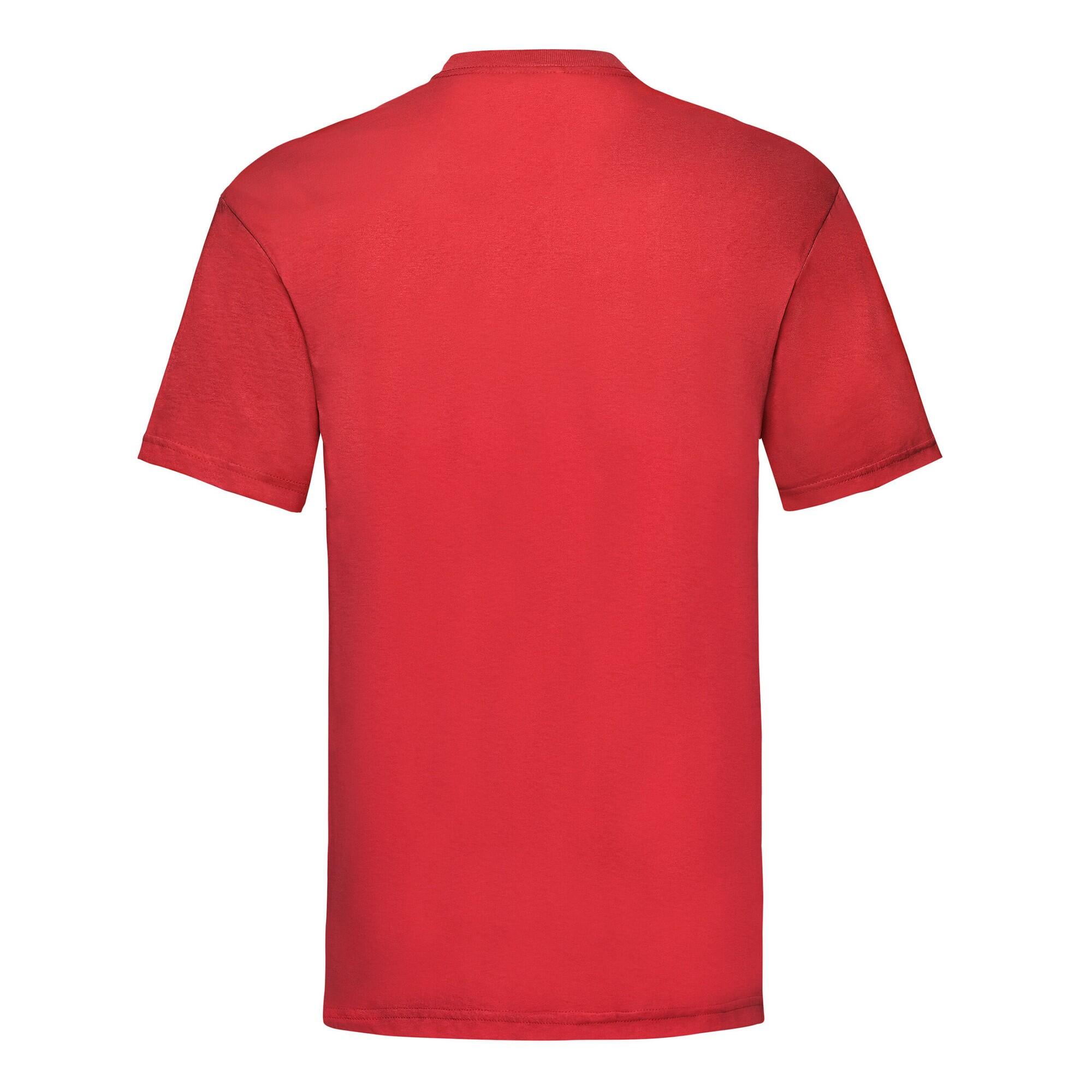 Maglietta Adulto Unisex Fruit Of The Loom Valueweight Rosso 2/2