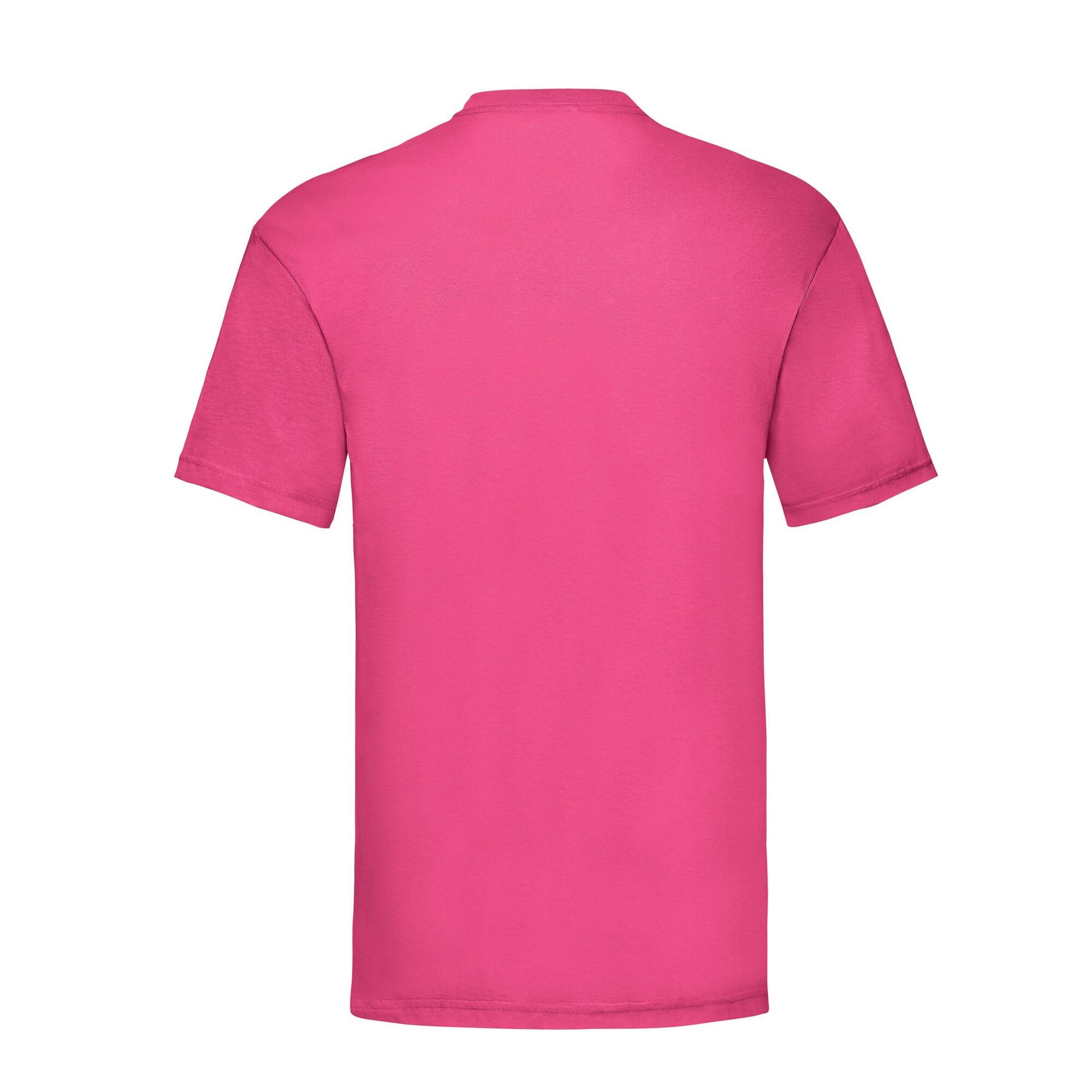 Maglietta Adulto Unisex Fruit Of The Loom Valueweight Fucsia 2/2