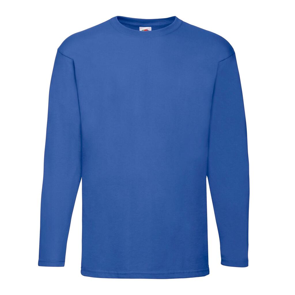 Unisex Adult Valueweight LongSleeved TShirt (Royal Blue)