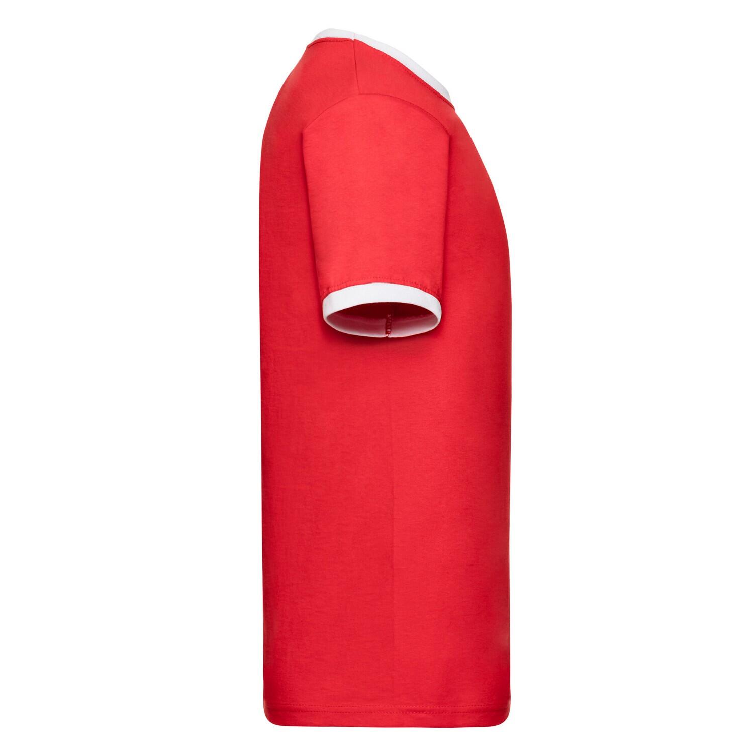 Tshirt RINGER Homme (Rouge / Blanc) 3/3