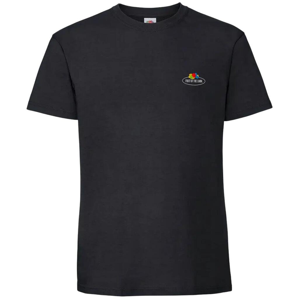 Mens Vintage Logo Printed TShirt (Black)