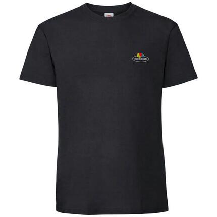 Heren Vintage Logo Bedrukt TShirt (Heide Grijs)