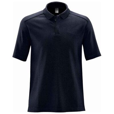Heren endurance hd poloshirt (zwart/dolfijn)