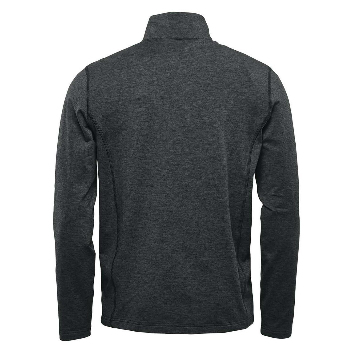 Heren Treeline Quarter Zip Pullover (Zwarte Heide) 2/2