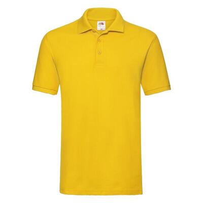 Heren premium polo shirt (atletische heide)