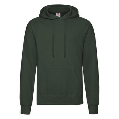Heren klassieke hoodie (fles groen)