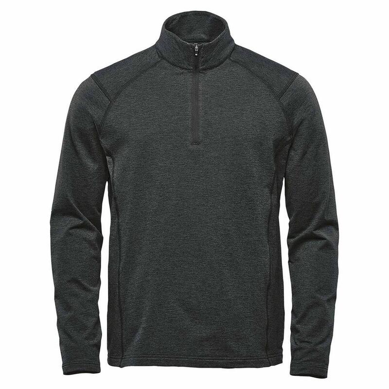 Heren Treeline Quarter Zip Pullover (Zwarte Heide)