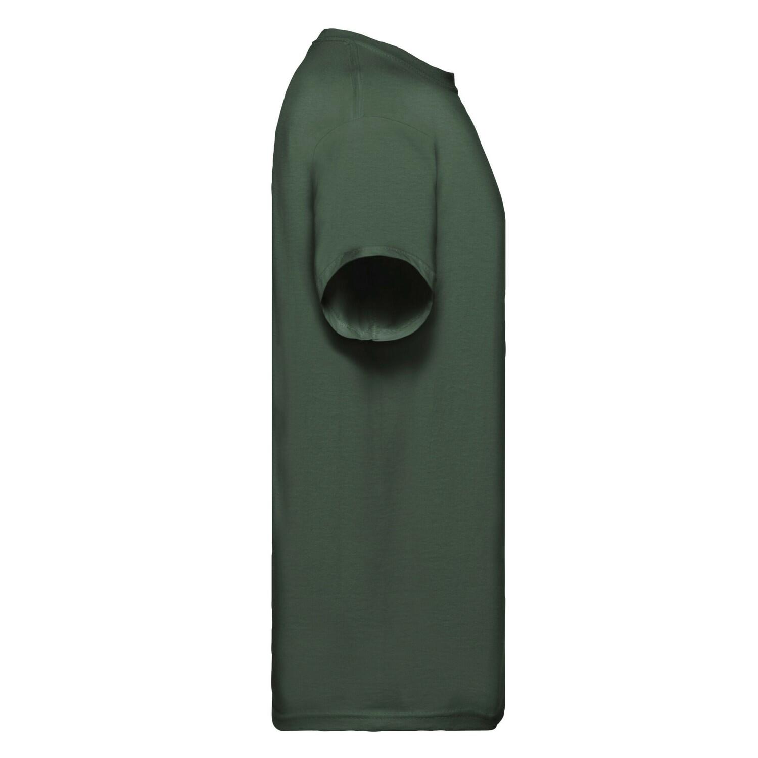 Camiseta Super Premium para Hombre Verde Botella 3/3