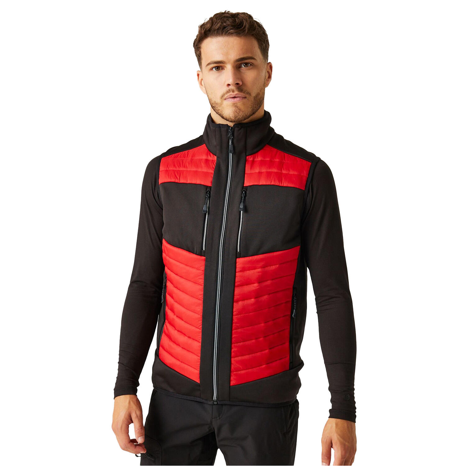 Regatta - Veste Sans Manches Evolve Hybrid Homme (rouge Classique / Noir) - Sweat-shirt - Noir|rouge - S - Decathlon
