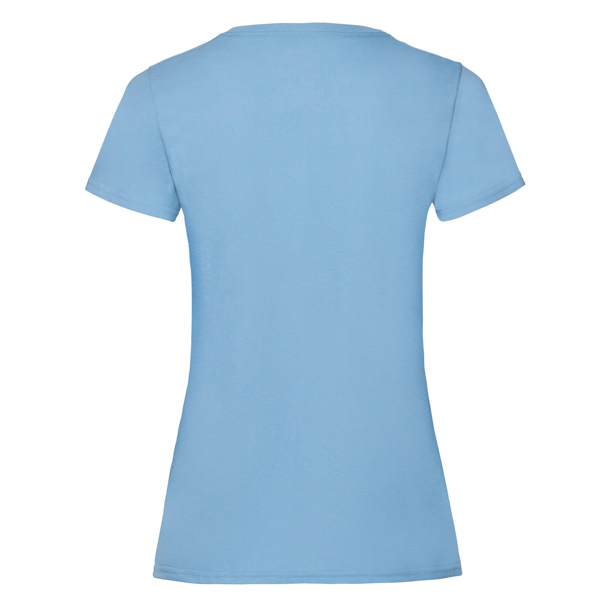 Tshirt VALUEWEIGHT Femme (Bleu Ciel) 2/2