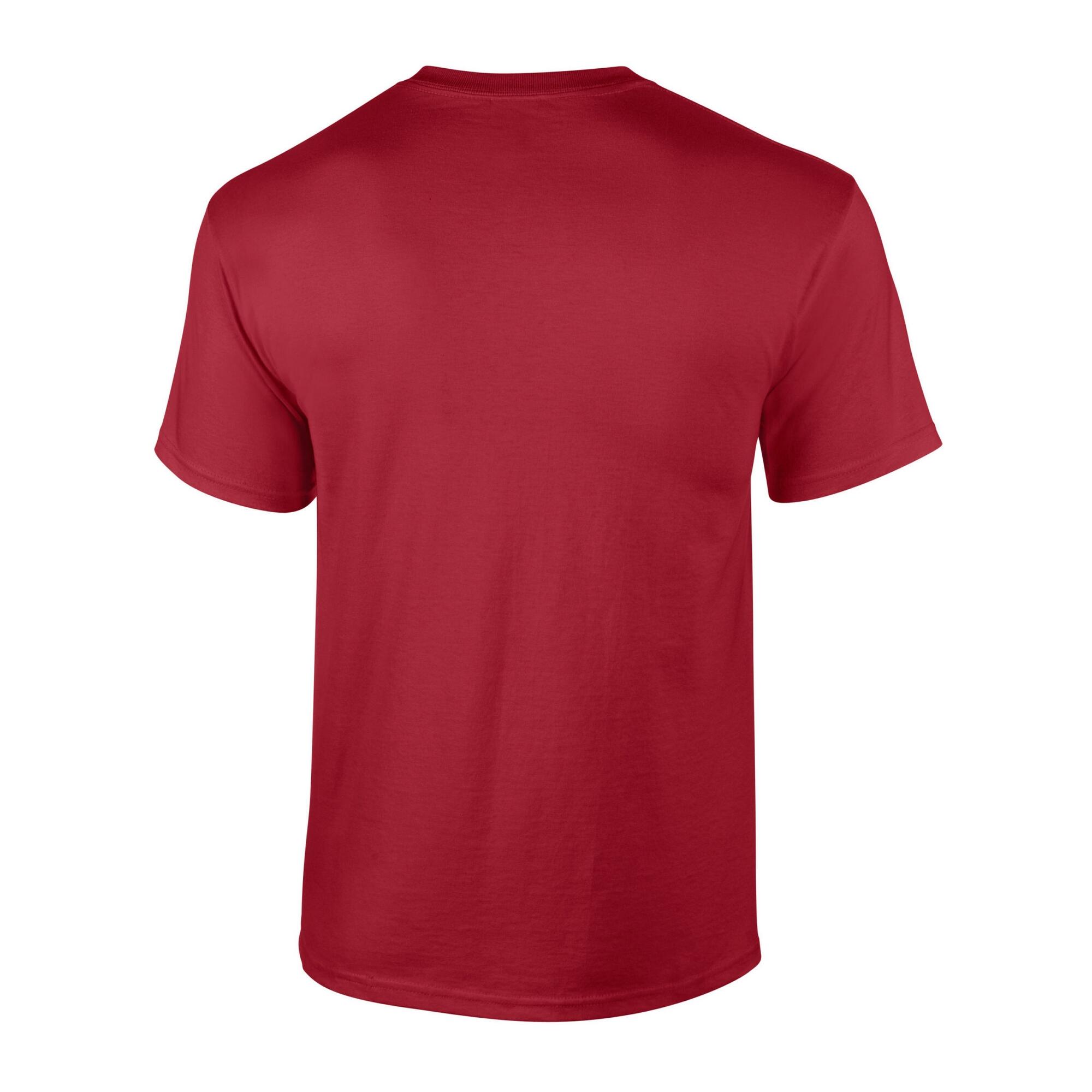 Maglietta Adulto Unisex Gildan Rosso Cardinale 2/3