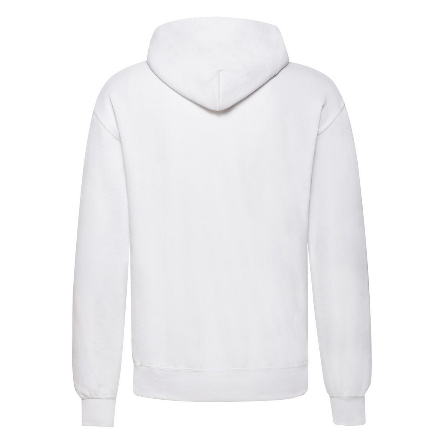 Sweat À Capuche CLASSIC Homme (Blanc) 2/3
