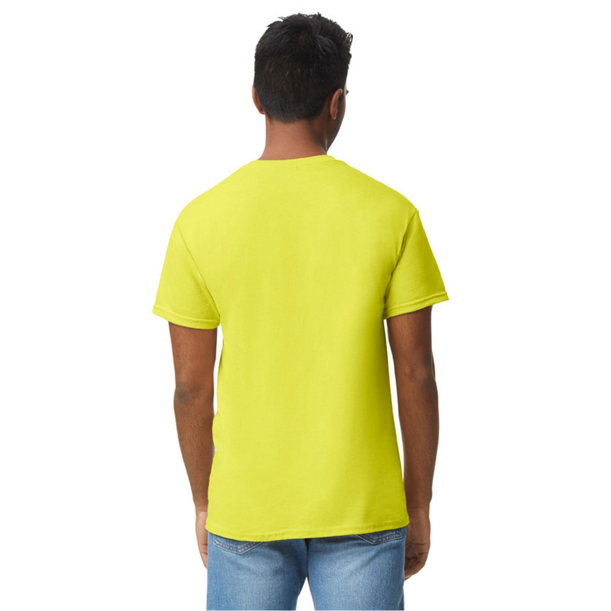 Unisex Adult Zwaar Katoenen TShirt (Veiligheid Groen) 2/2