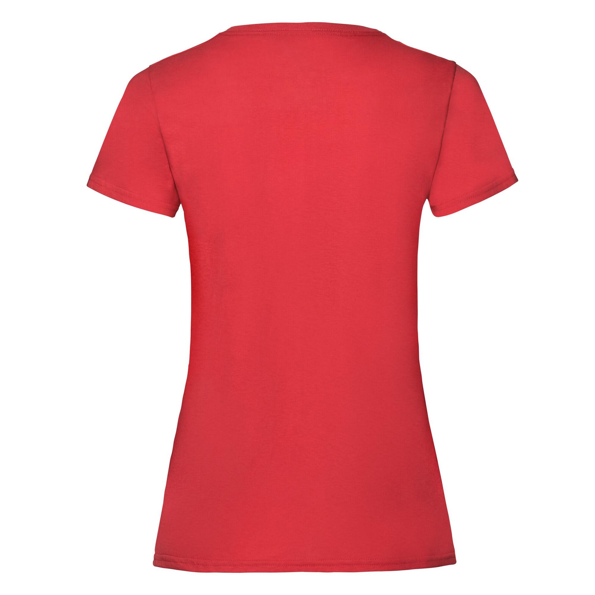 Tshirt VALUEWEIGHT Femme (Rouge) 2/2