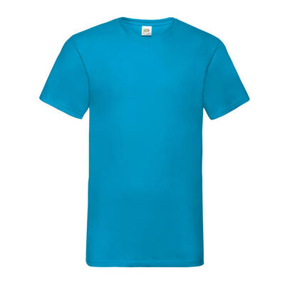 Heren valueweight v neck tshirt (marine)