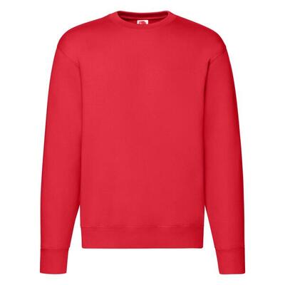 Heren premium ingelegd sweatshirt (houtskool)